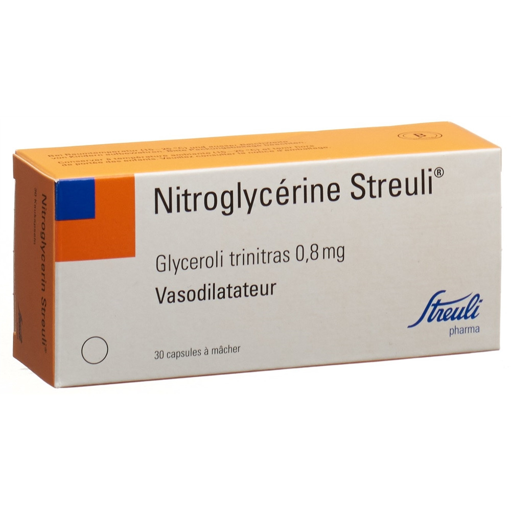 NITROGLYCERINE Streuli 0.8 mg, image 2 sur 2