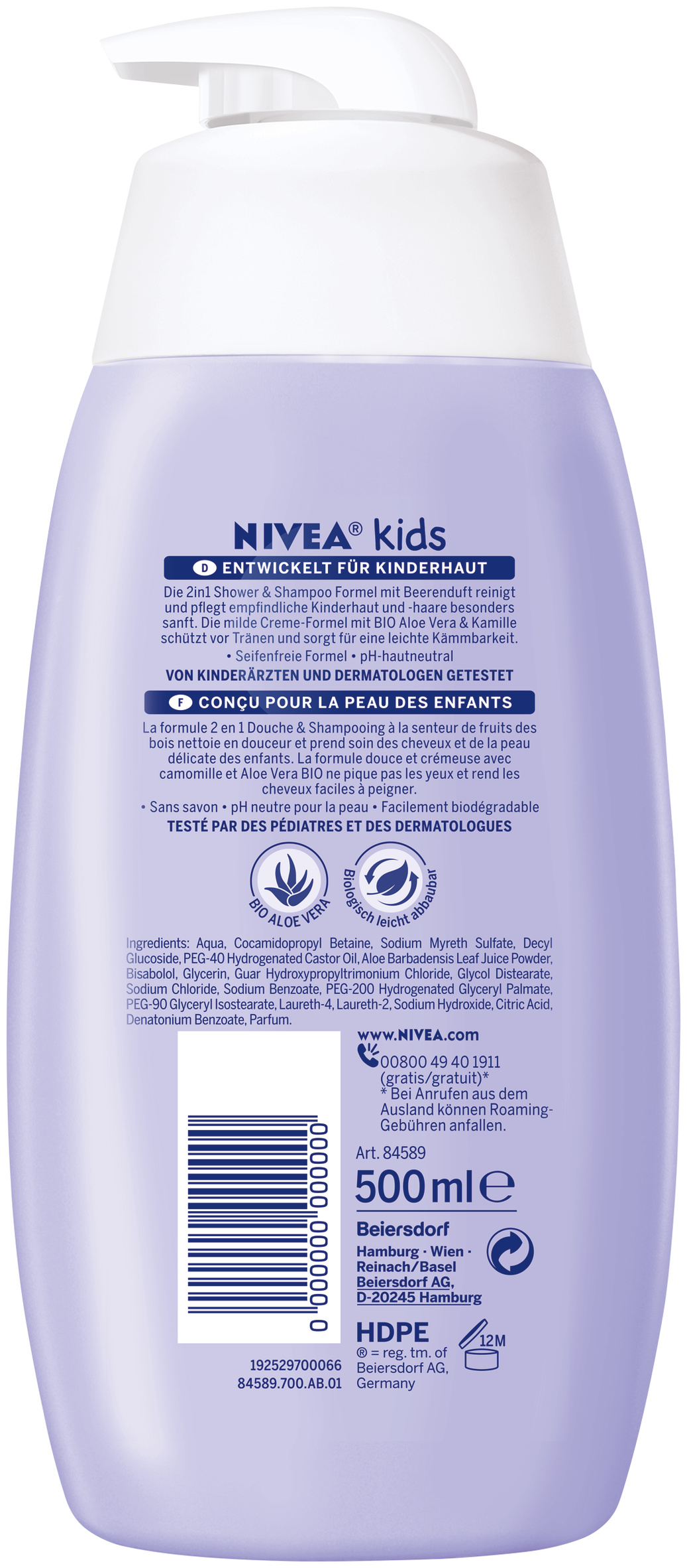 Nivea Kids 2in1 Shower & Shampoo, Bild 2 von 3