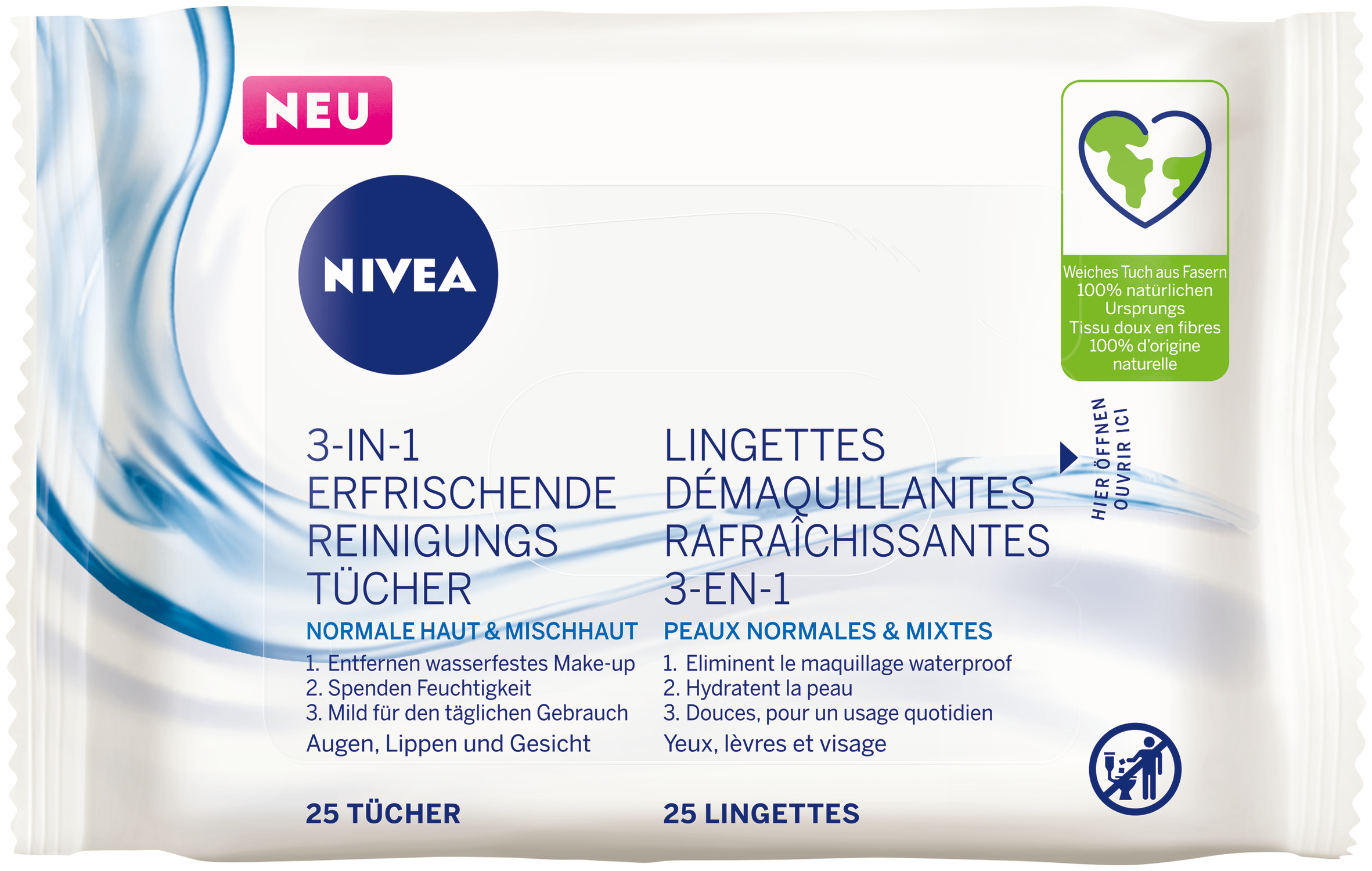 Nivea lingettes démaquillantes