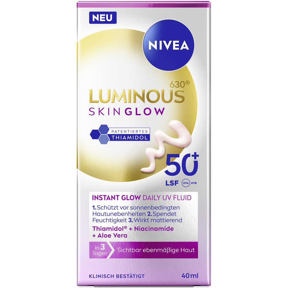 Nivea Luminous Skin Glow Instant Glow Daily Fluid