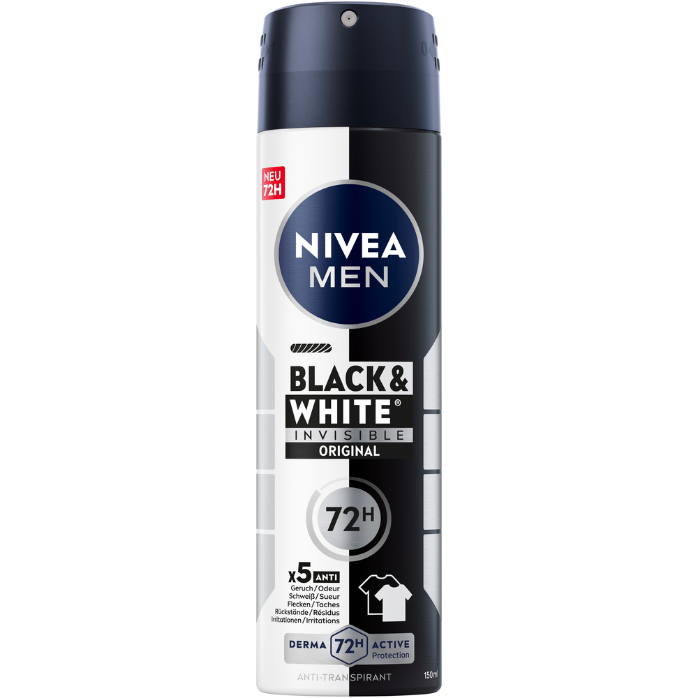 Nivea MEN déo invisible black & white