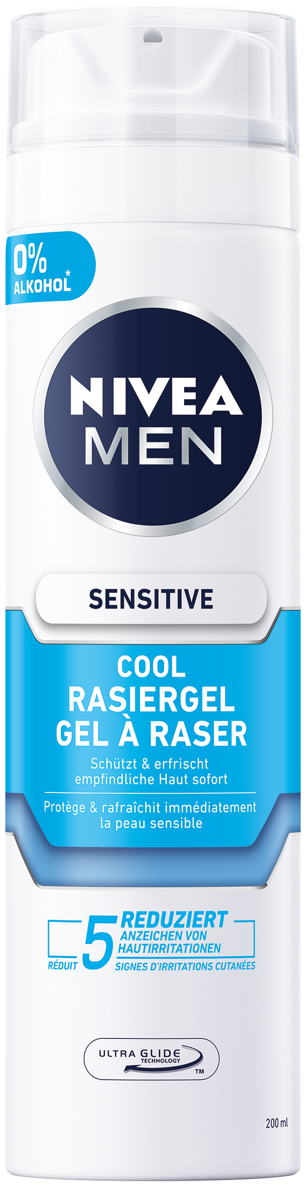 Men Sensitive Cool Gel à Raser