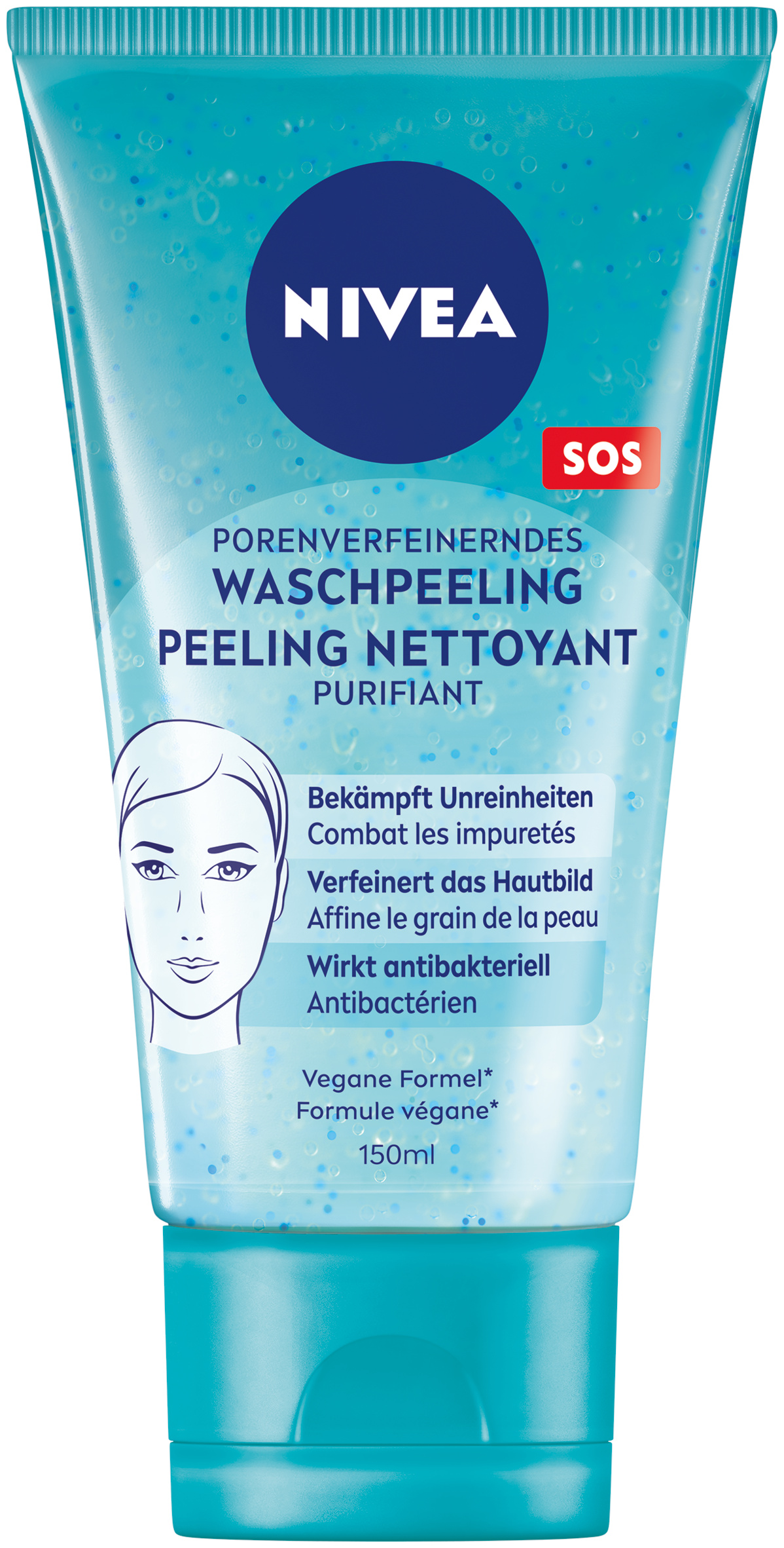 Nivea peeling nettoyant