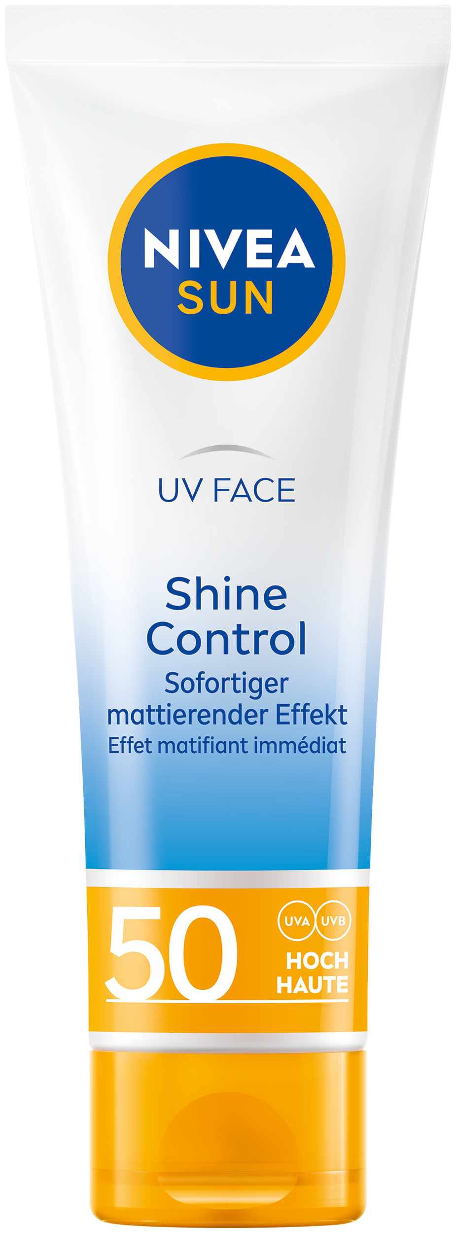 Nivea SUN UV face shine control