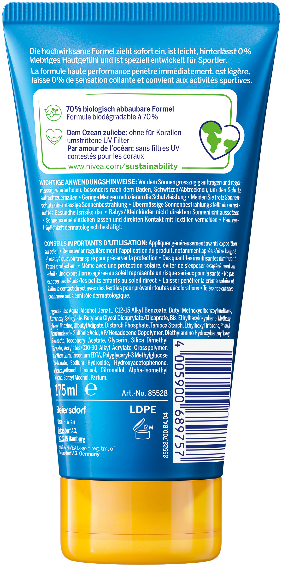 Nivea UV Dry Protect Sport, image 2 sur 3