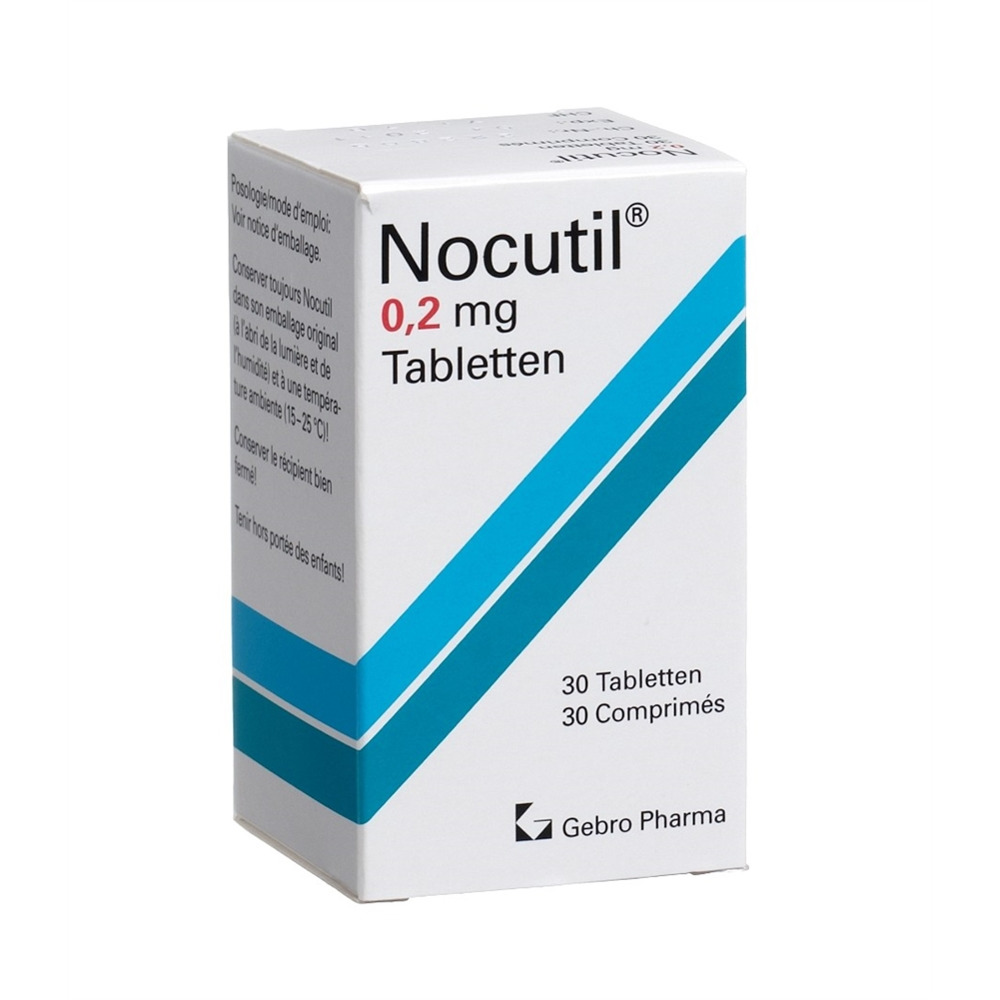 NOCUTIL cpr 0.2 mg bte 30 pce