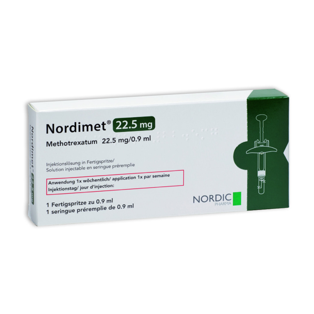 NORDIMET Inj Lös 22.5 mg/0.9ml Fertigspritze Fertspr 1 Stk, Hauptbild