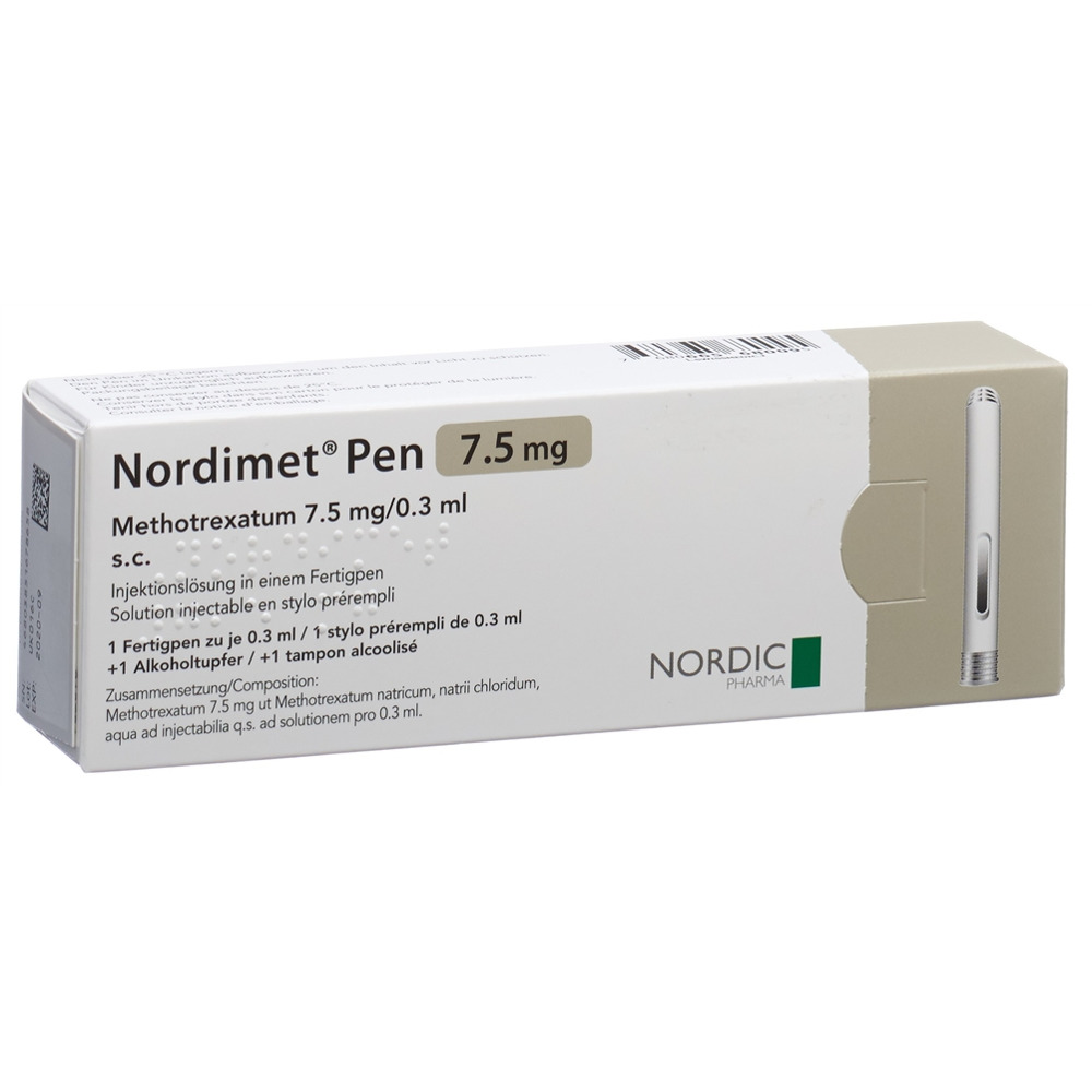 NORDIMET Inj Lös 7.5 mg/0.3ml Fertigpen 1 Stk, Hauptbild