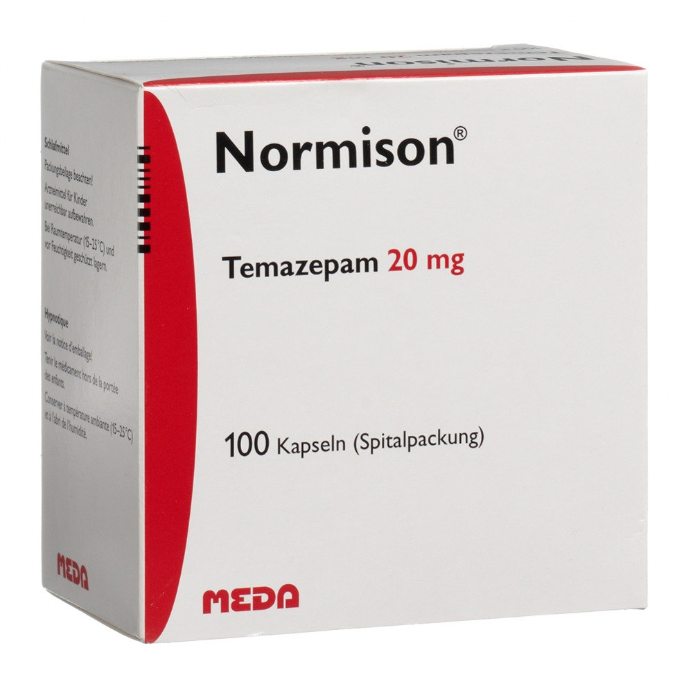 NORMISON Kaps 20 mg Blist 100 Stk, Hauptbild