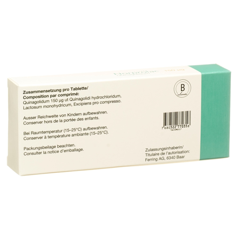 NORPROLAC cpr 150 mcg blist 30 pce, image 2 sur 2