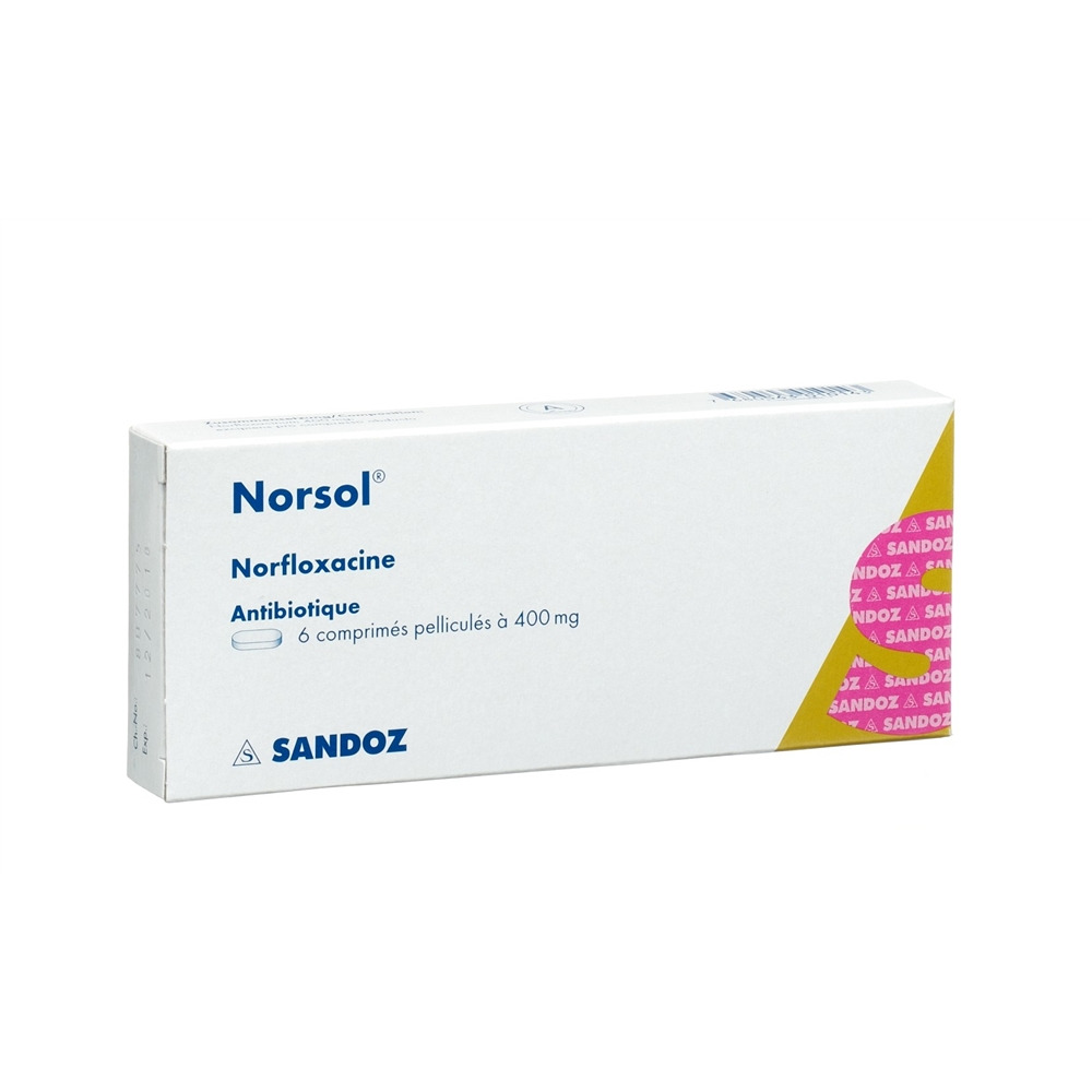 NORSOL cpr pell 400 mg blist 6 pce, image 2 sur 2