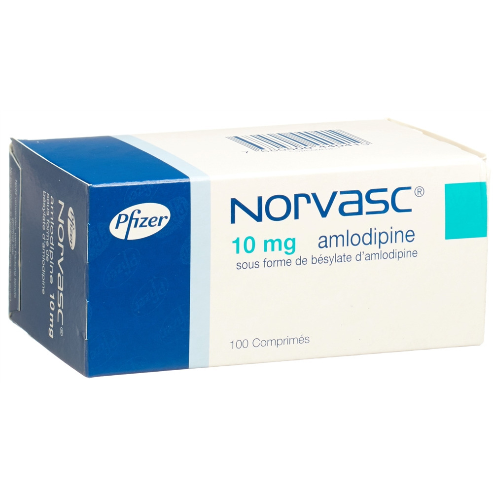 NORVASC cpr 10 mg blist 100 pce, image 2 sur 2