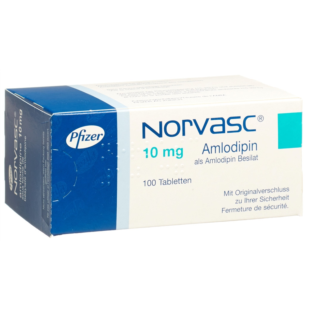 NORVASC cpr 10 mg blist 100 pce, image principale