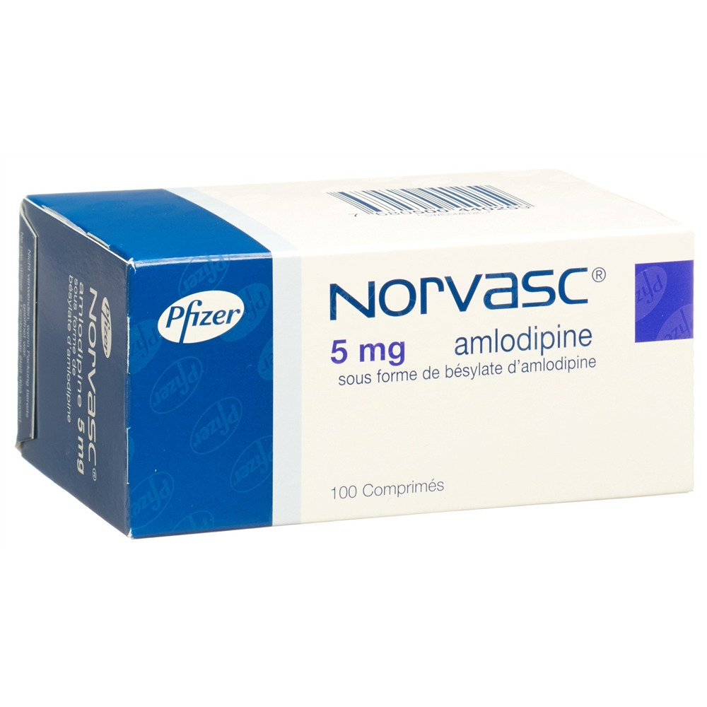 NORVASC cpr 5 mg blist 100 pce, image 2 sur 2