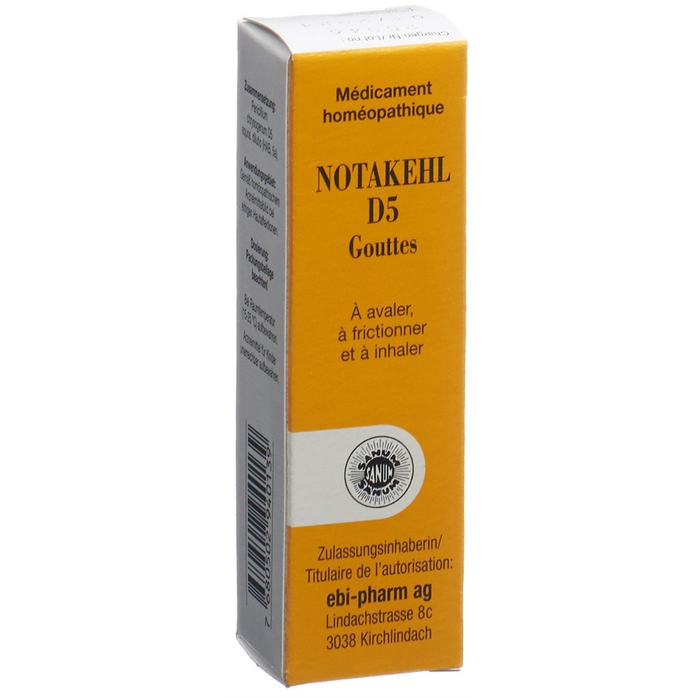 Notakehl gouttes 5 D fl 10 ml, image 2 sur 2