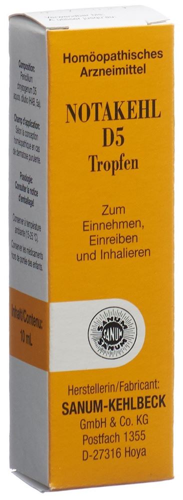 Notakehl gouttes 5 D fl 10 ml, image principale