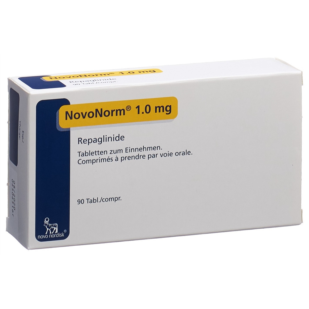 NOVONORM cpr 1 mg blist 90 pce, image principale