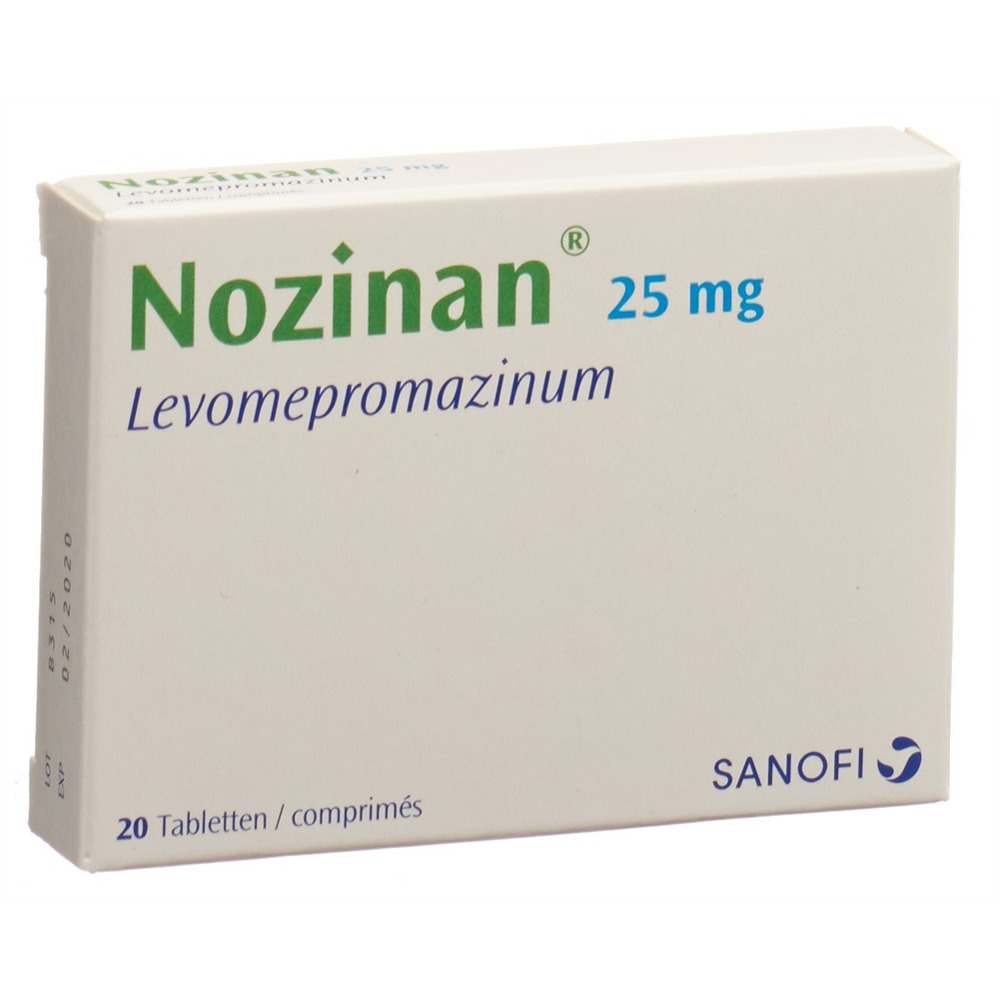 NOZINAN cpr pell 25 mg blist 20 pce