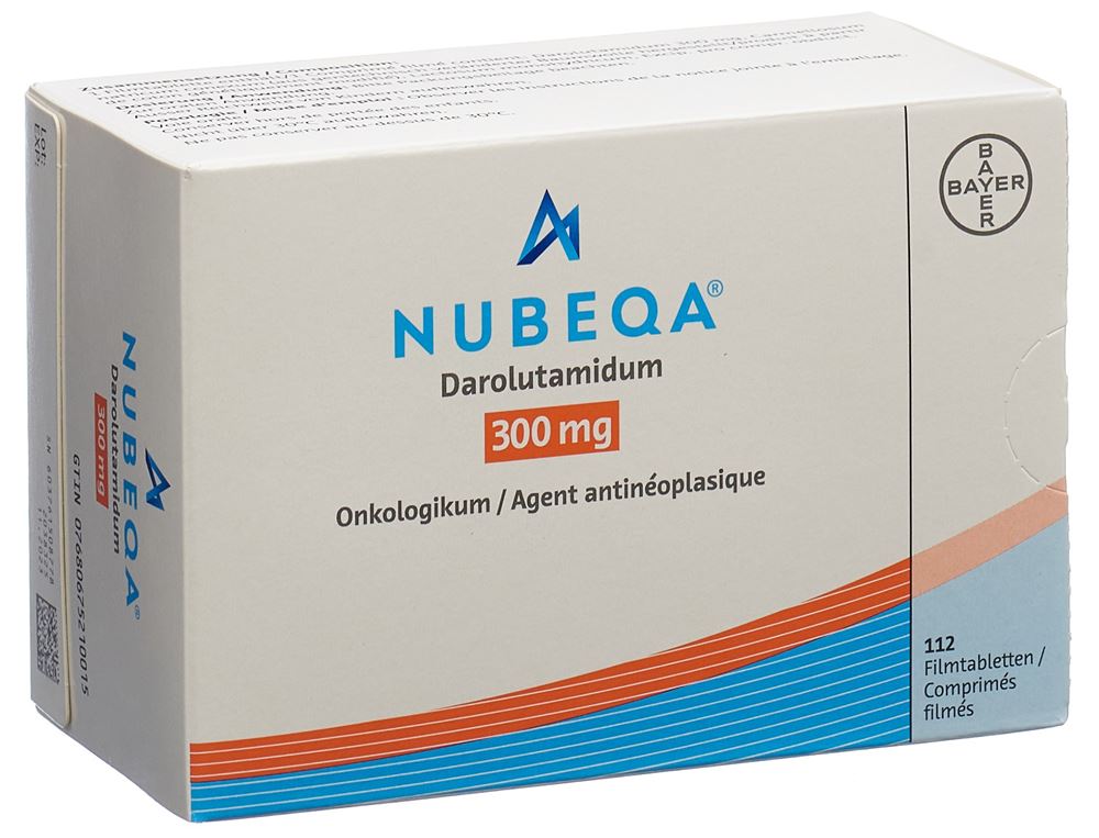 NUBEQA cpr pell 300 mg blist 112 pce, image principale