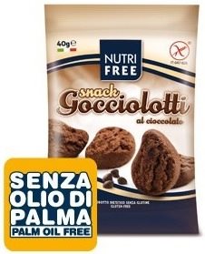 NUTRIFREE Gocciolotti au chocolat snack