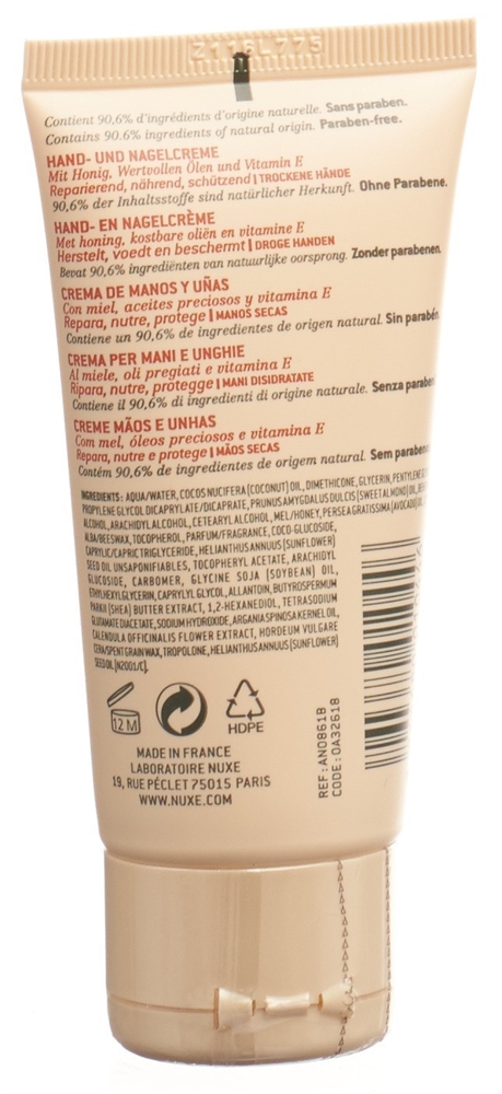 NUXE Rêve de Miel Crème Mains & Ongles, image 2 sur 2