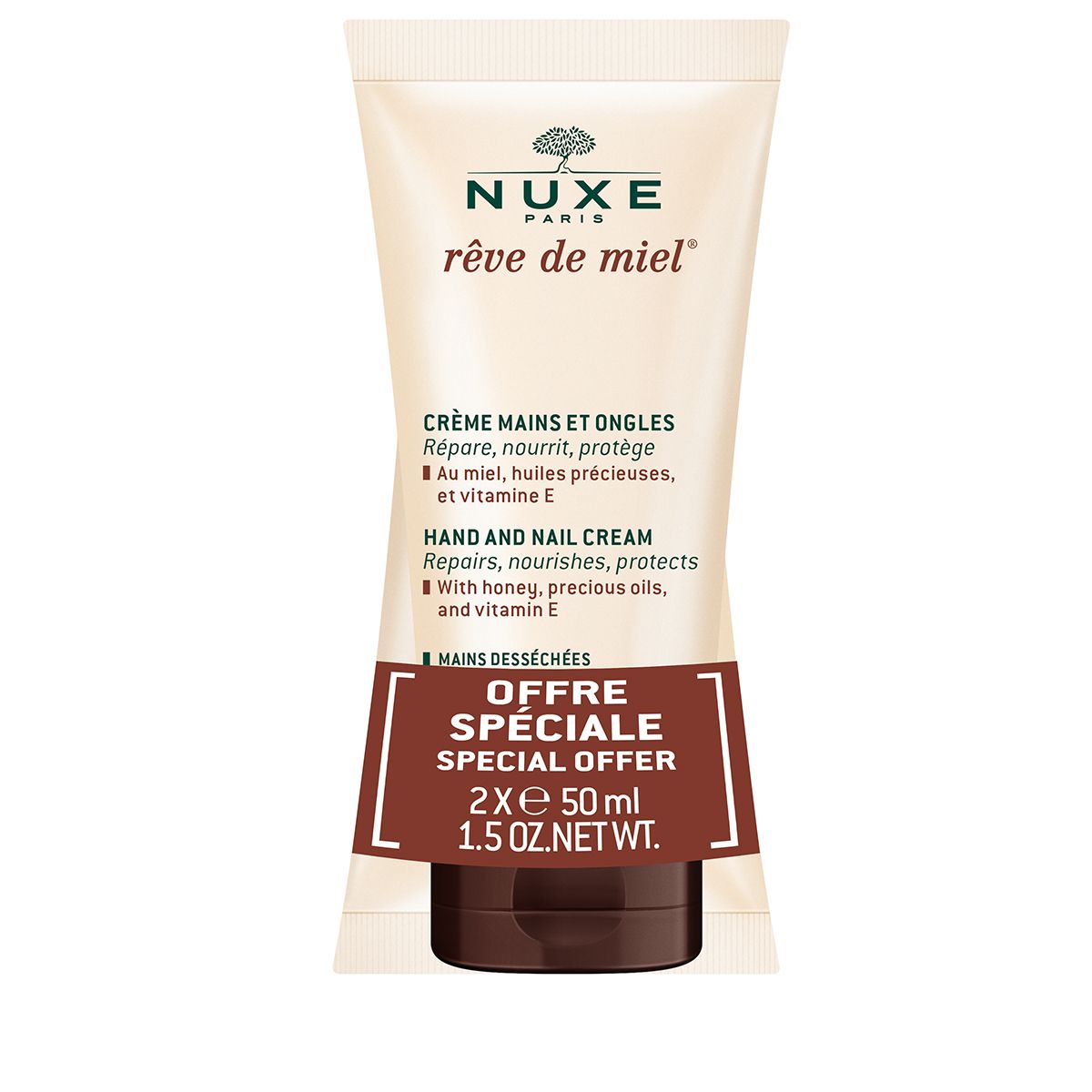 NUXE Rêve de Miel Duo Crème Mains, image principale