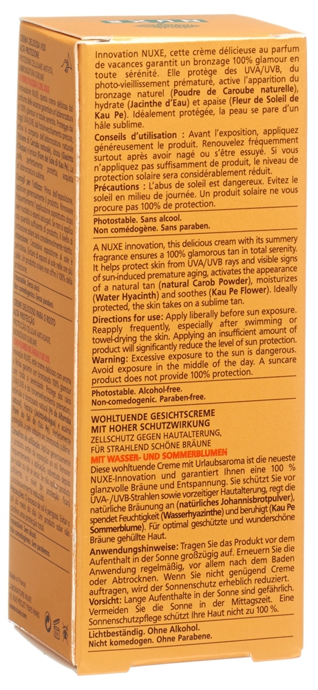 NUXE Sun Crème Visage Delic, image 2 sur 2