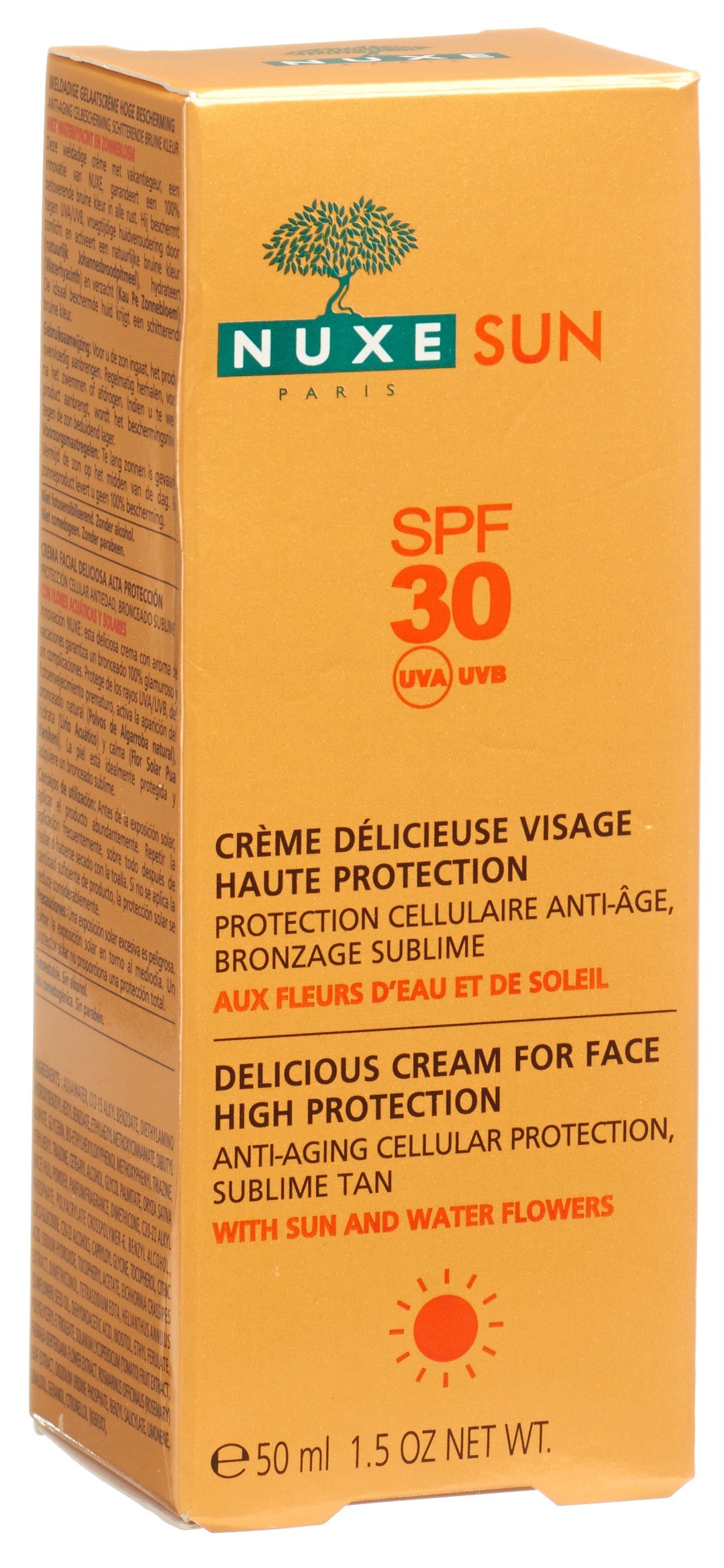 NUXE Sun Crème Visage Delic