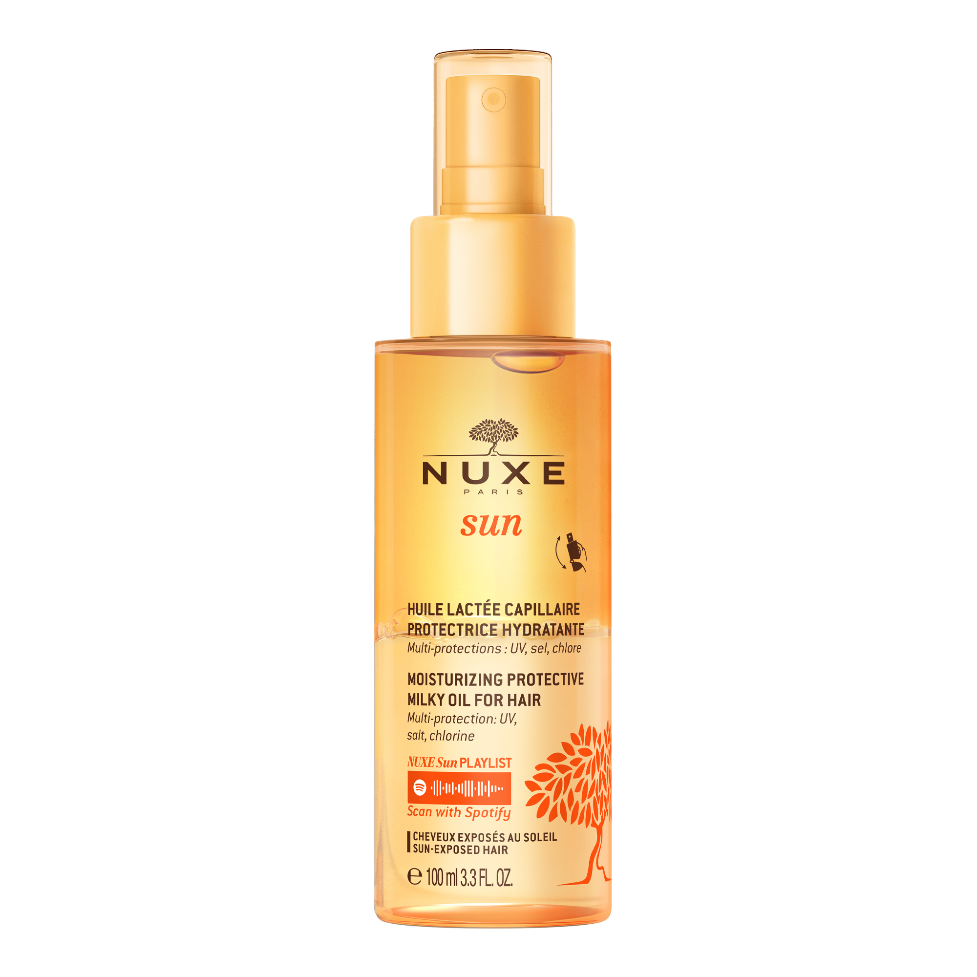NUXE Sun Huile Lactee Cap Protetion Hydratant