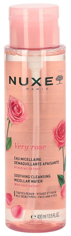 NUXE Very Rose Eau Micellaire Démaq 3en1