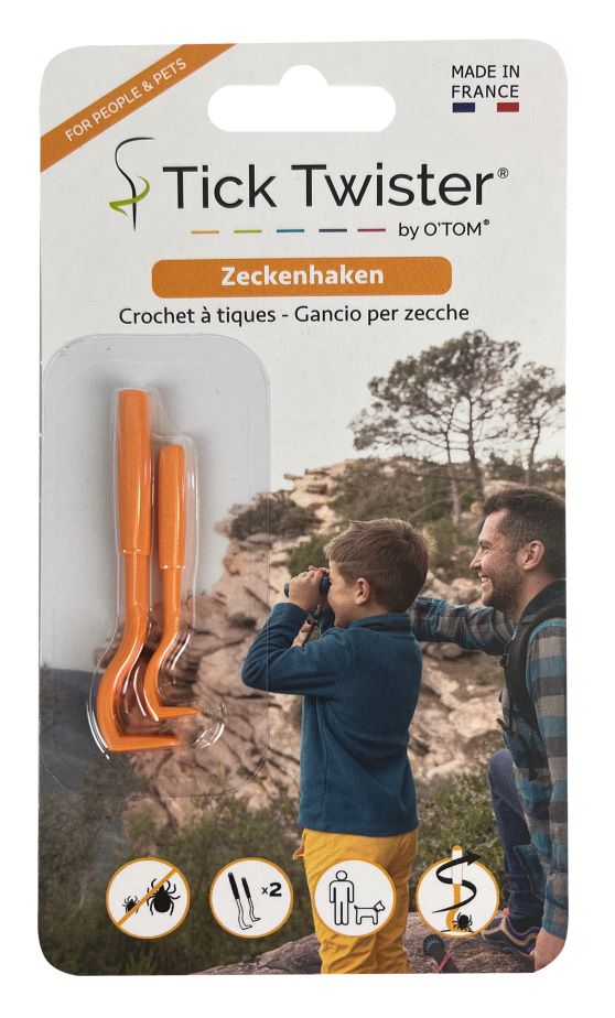 O'TOM Tick Twister crochet tiques