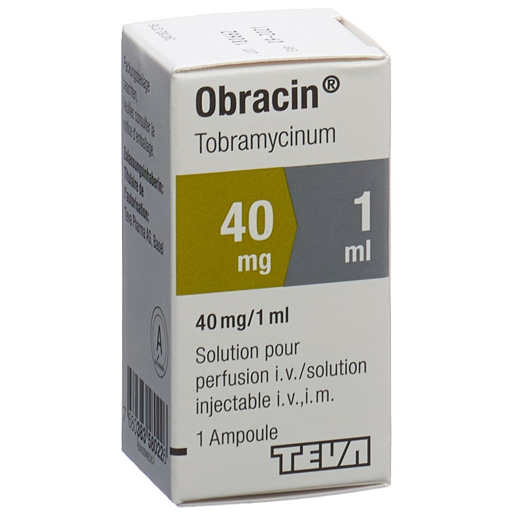 OBRACIN Inj Lös 40 mg/ml Durchstf 1 ml, Bild 2 von 2
