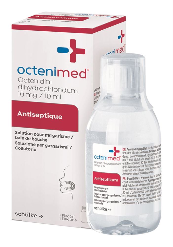 OCTENISAN solution pour gargarisme/bain de bouche, image principale OCTENISAN solution pour gargarisme/bain de bouche, image principale
