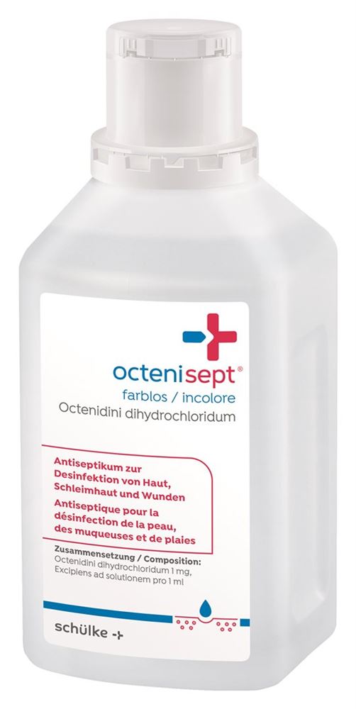 OCTENISEPT sol incolore avec couvercle fl 500 ml, image principale