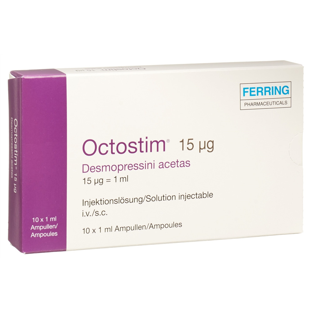 Octostim Inj Inf Präp 15 mcg/ml Fl 1 ml, Hauptbild