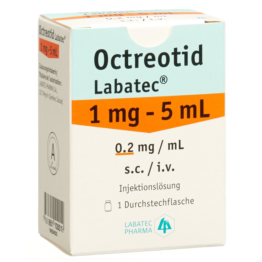 OCTREOTIDE Labatec 1 mg/5ml, image principale
