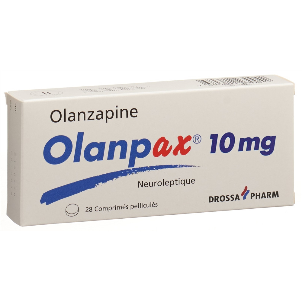 Olanpax cpr pell 10 mg blist 28 pce, image 2 sur 2