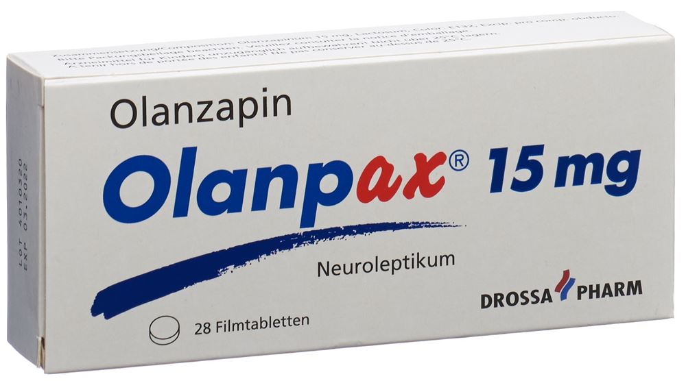 Olanpax cpr pell 15 mg blist 28 pce, image principale