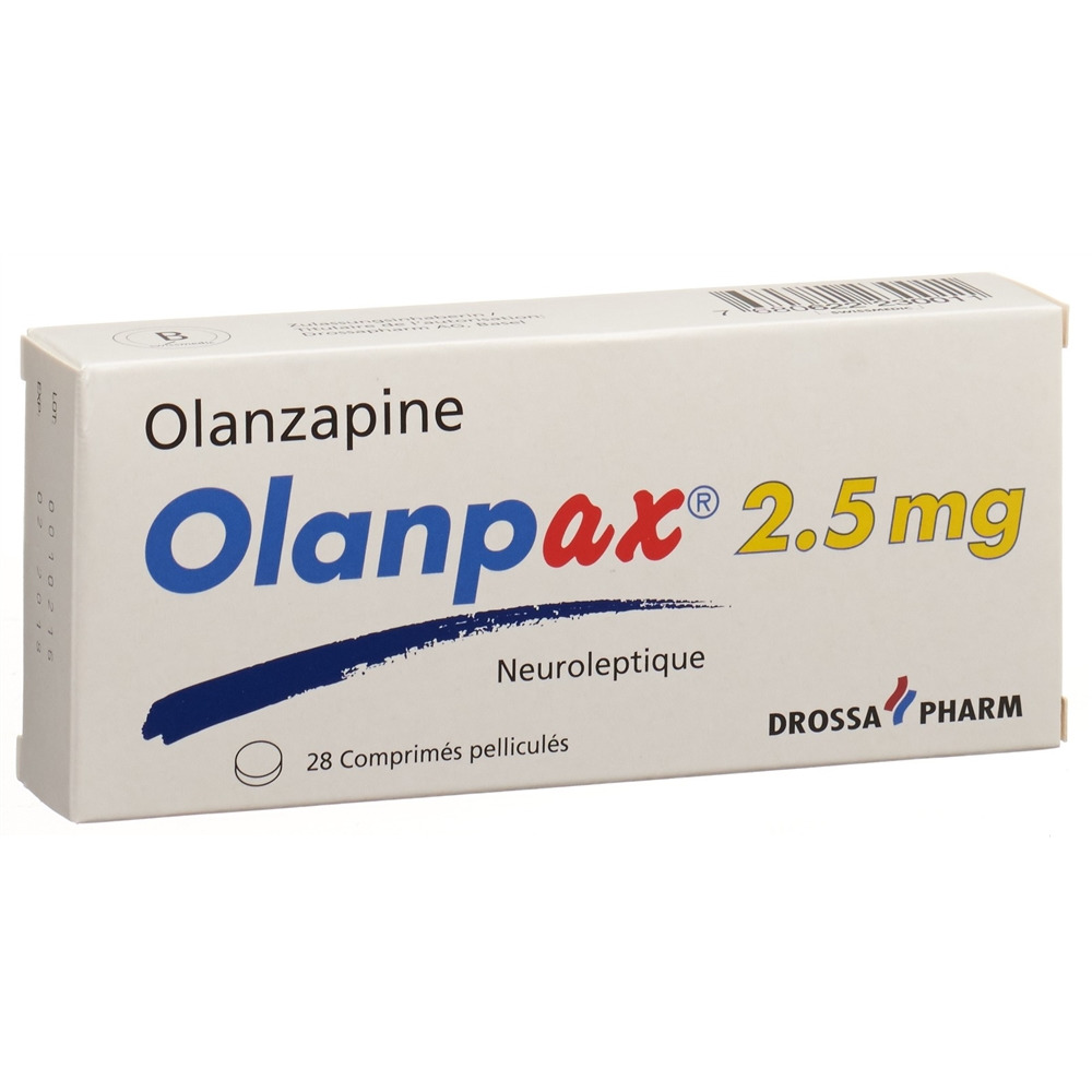 Olanpax cpr pell 2.5 mg blist 28 pce, image 2 sur 2