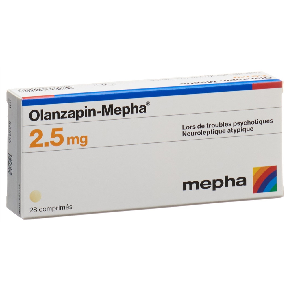 OLANZAPINE Mepha 2.5 mg, image 2 sur 2