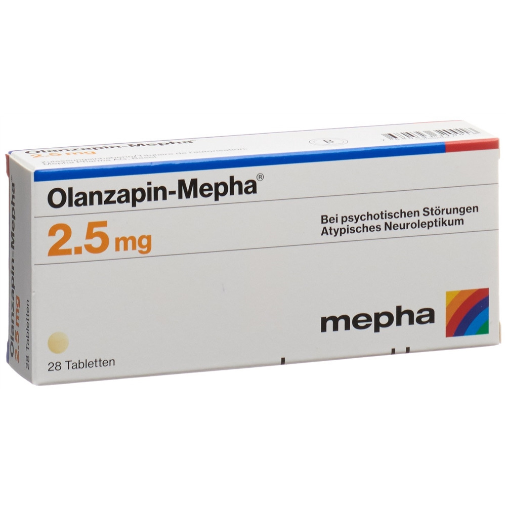 OLANZAPINE Mepha 2.5 mg, image principale