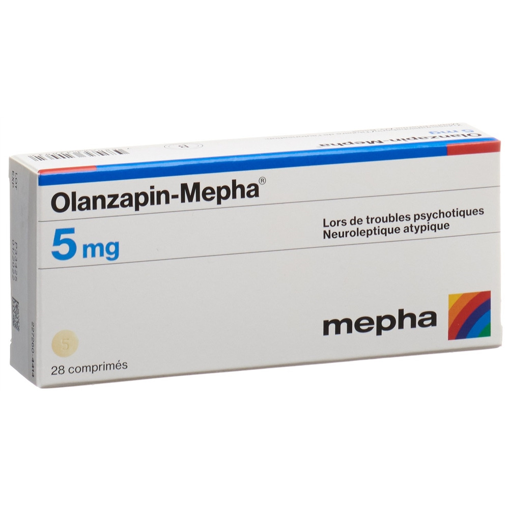 OLANZAPINE Mepha 5 mg, image 2 sur 2