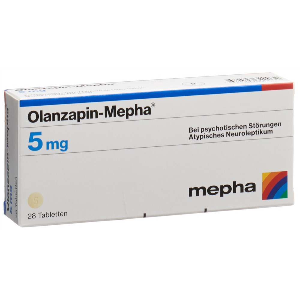 OLANZAPINE Mepha 5 mg, image principale