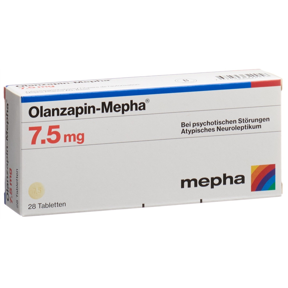 OLANZAPINE Mepha 7.5 mg, image principale