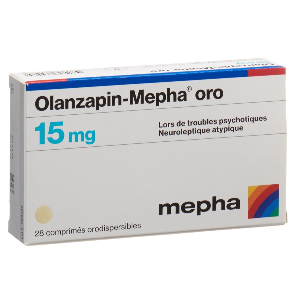 OLANZAPINE oro 15 mg, image 2 sur 2