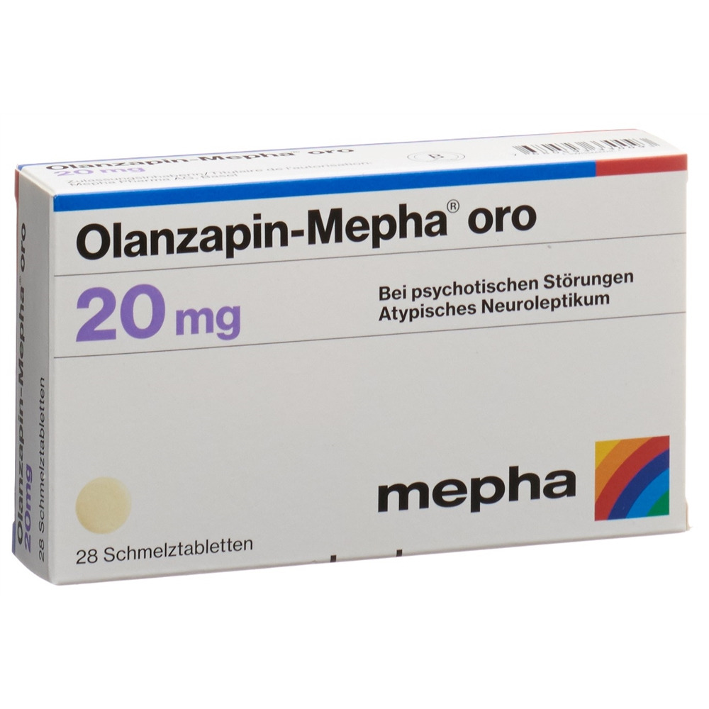 OLANZAPINE oro 20 mg, image principale