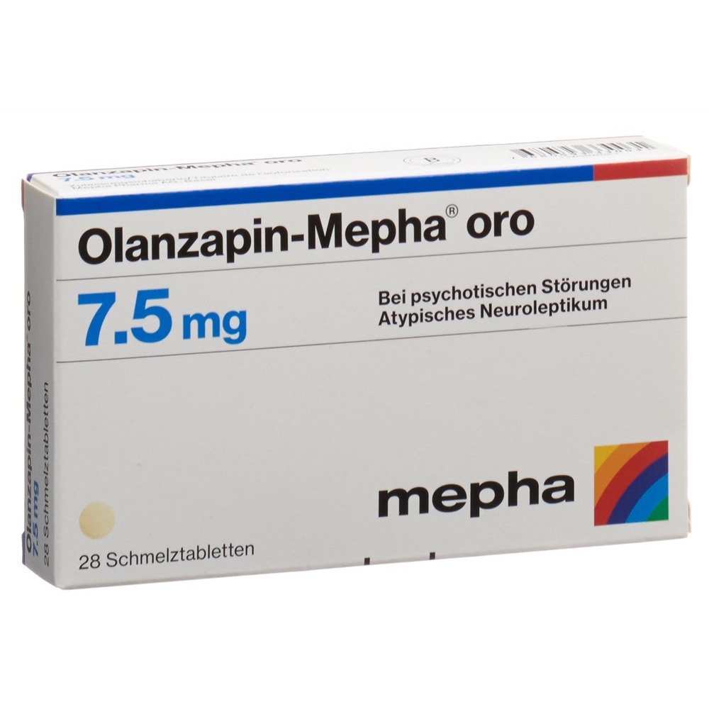 OLANZAPINE oro 7.5 mg, Hauptbild