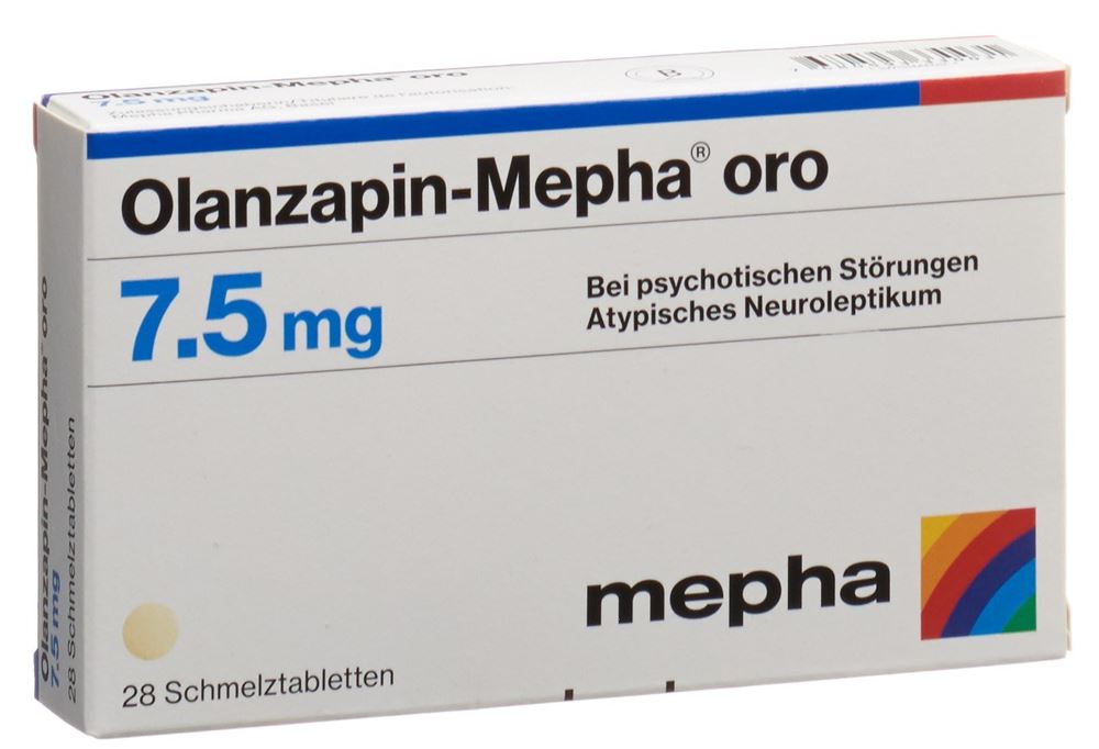 OLANZAPINE oro 7.5 mg, Hauptbild