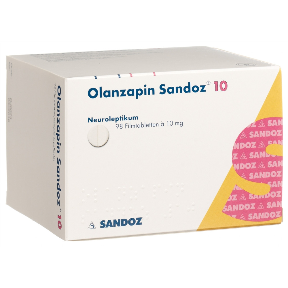 OLANZAPINE Sandoz 10 mg, Hauptbild