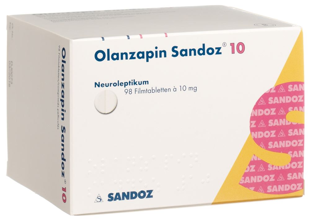OLANZAPINE Sandoz 10 mg, Hauptbild
